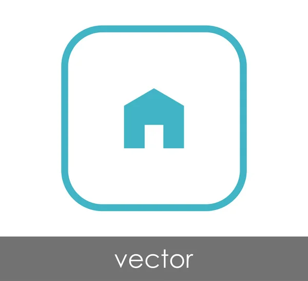 Ícone web Home — Vetor de Stock