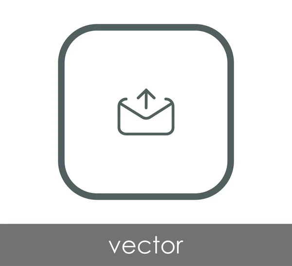 E-Mail-Symbol versenden — Stockvektor