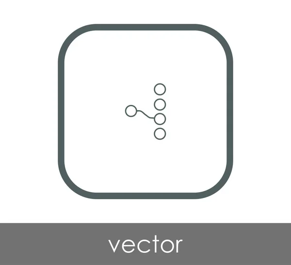 Ikon web hirarki - Stok Vektor