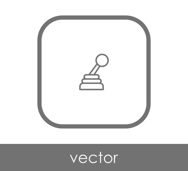 Vector Εικονογράφηση Σχεδιασμός κιβώτιο ταχυτήτων εικονίδιο — Διανυσματικό Αρχείο
