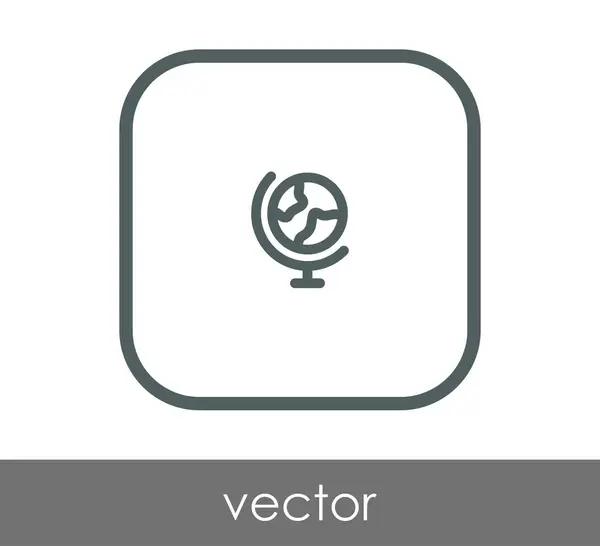 Vektor Illustration Design Des Globus Symbols — Stockvektor