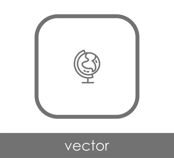 Diseño Ilustración Vectorial Globe Icono — Vector de stock