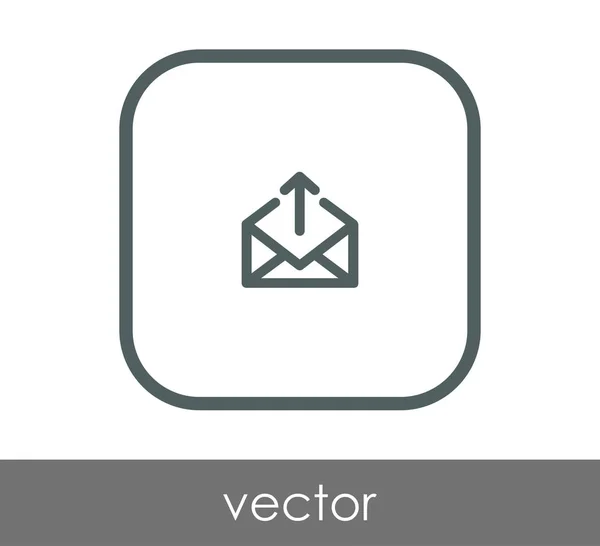Enviar icono de correo electrónico — Vector de stock