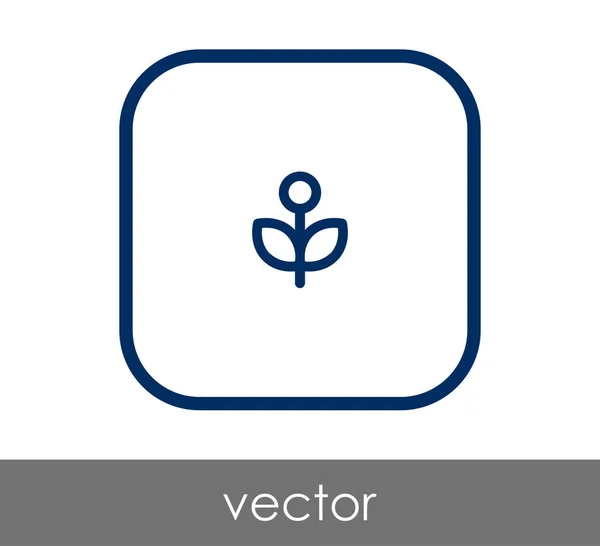 Blume Web-Symbol — Stockvektor