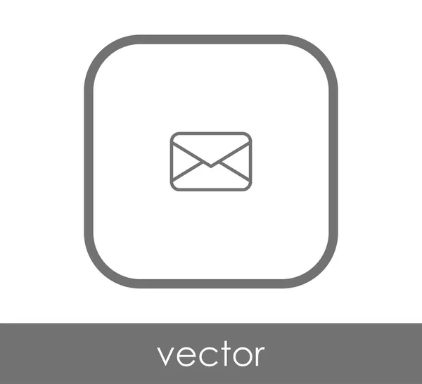 Иконка Конверта Веб Дизайна Приложений — стоковый вектор