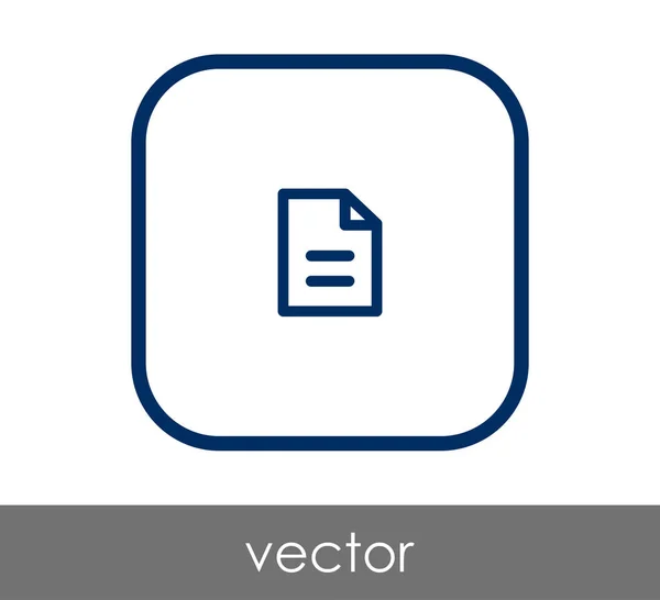 Documento web Ícone — Vetor de Stock