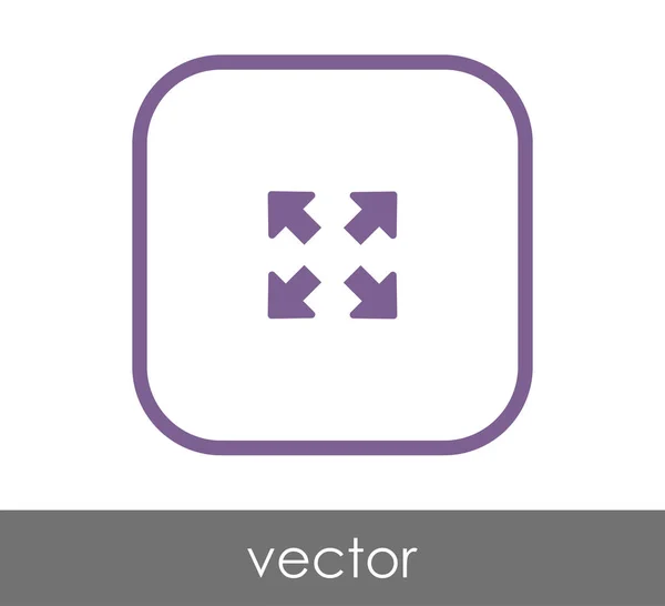 Icono de pantalla completa — Vector de stock