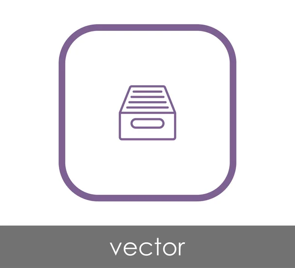 Vektoros illusztráció design Archívum-ikon — Stock Vector
