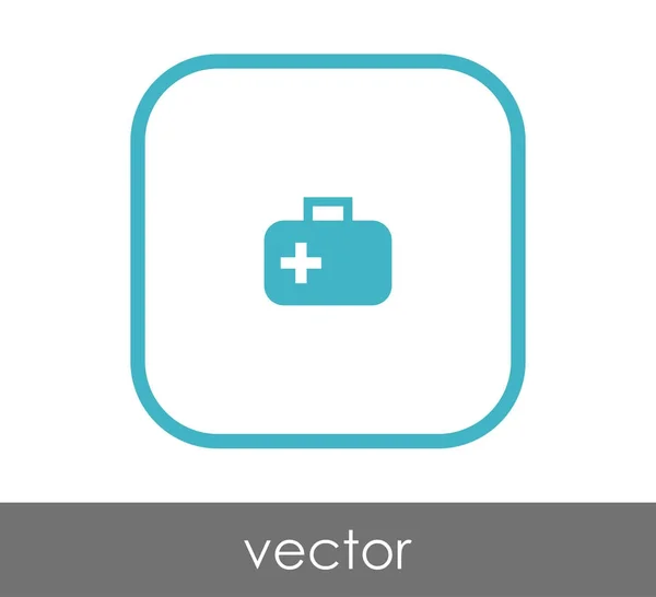 Icono del kit de primeros auxilios — Vector de stock