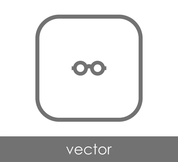 Eyeglasses Icon Vector Illustration — Stock Vector