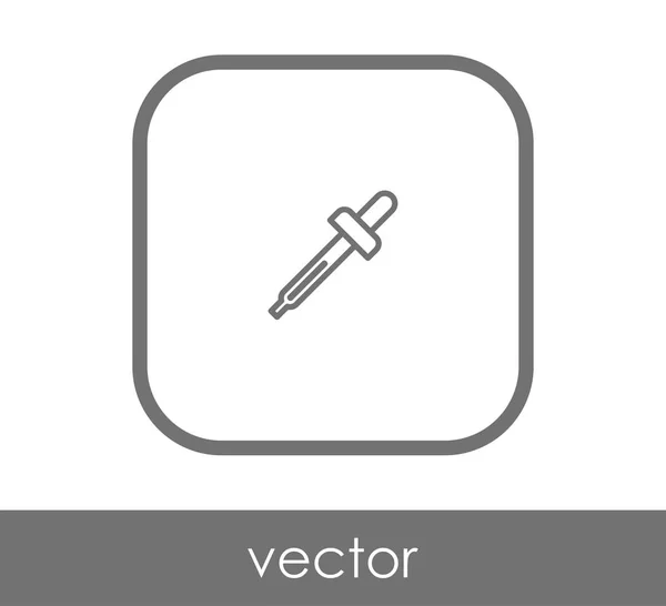 Pipette Symbol Vektor Illustration — Stockvektor