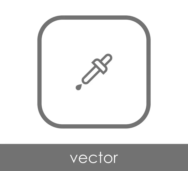 Dropper Icon Vector Illustration — Stock Vector