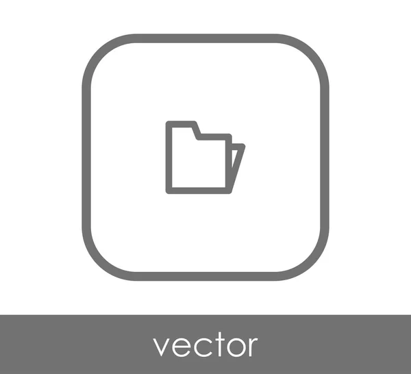 Folderpictogram — Stockvector