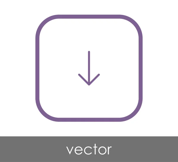 Signo de icono de flecha — Vector de stock