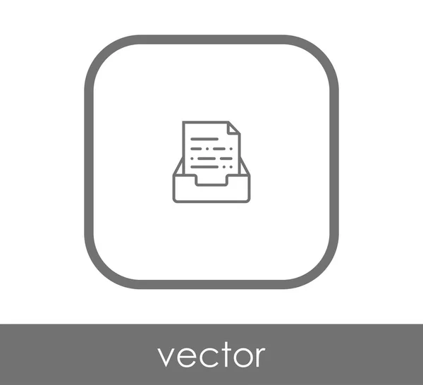 Illustration vectorielle conception de l'icône d'archive — Image vectorielle