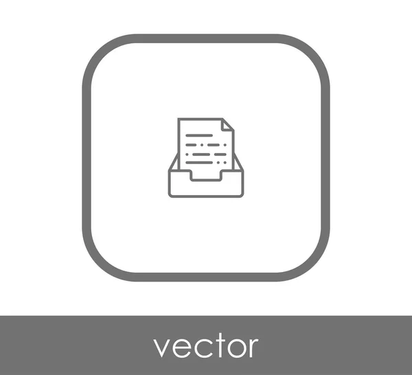 Vektor Illustration Design des Archivsymbols — Stockvektor