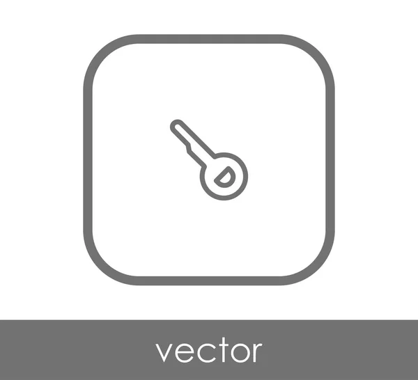 Icono Llave Inicio Vector Ilustración — Vector de stock