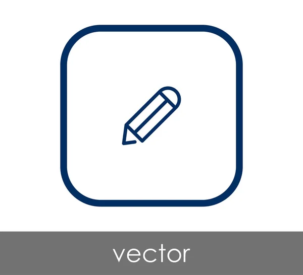 Vector Illustration Design Edit Concept Icon — Stock Vector