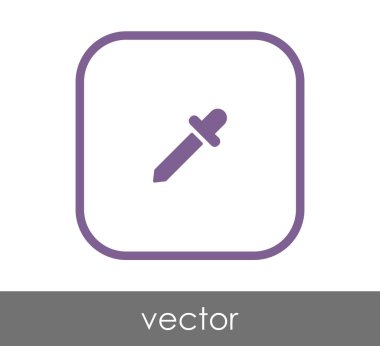 Bırakıcı simgesi vektör illüstrasyonu