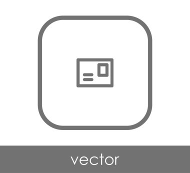 web tasarım ve uygulamalar için zarf simgesi