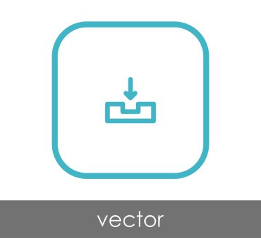 Arşiv simgesi illüstrasyon tasarımı