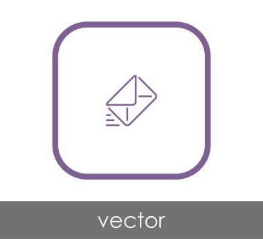 web tasarım ve uygulamalar için zarf simgesi