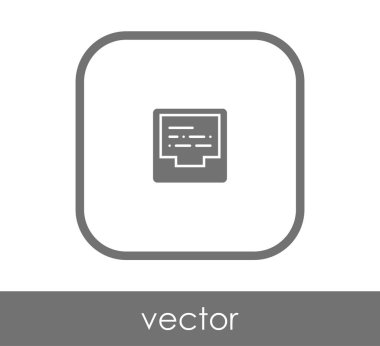 Arşiv simgesi illüstrasyon tasarımı