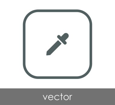 Bırakıcı simgesi vektör illüstrasyonu