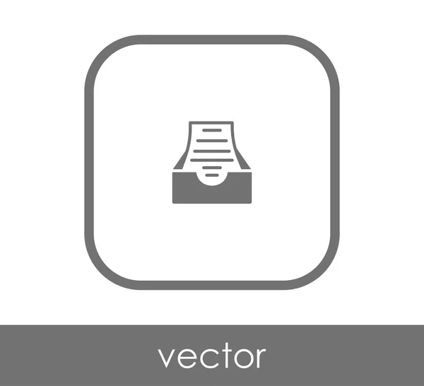 Vektor Illustration Design des Archivsymbols — Stockvektor