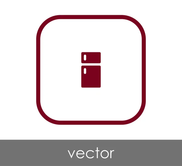 Icono de nevera — Vector de stock