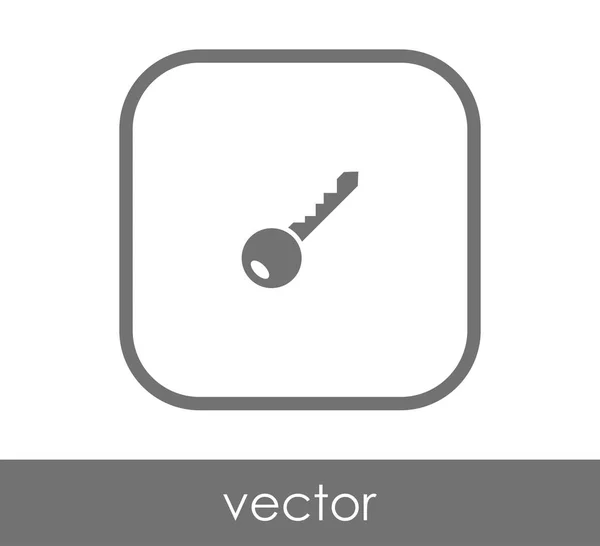 Home Ícone Chave Ilustração Vetorial — Vetor de Stock