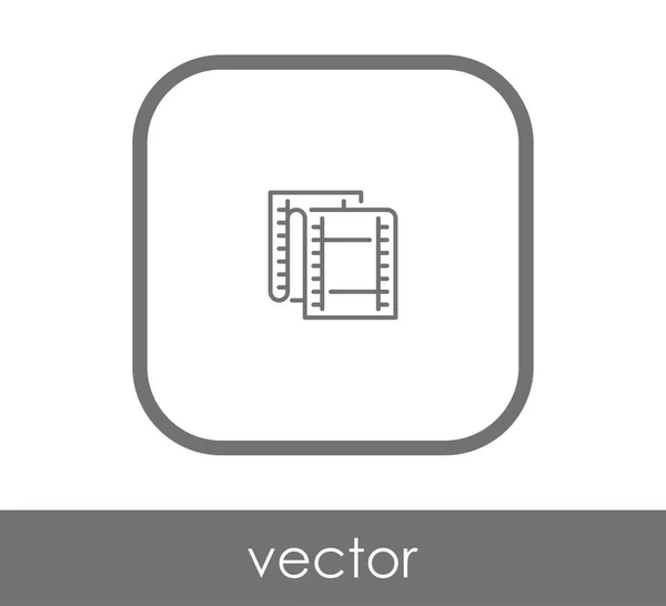 Film web ikon – Stock-vektor