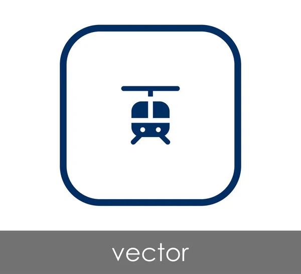 Icono web helicóptero — Vector de stock