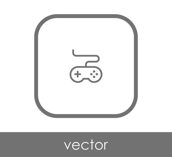 Joystick icono plano — Archivo Imágenes Vectoriales