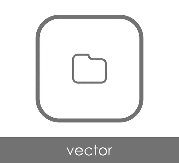 Icône dossier — Image vectorielle
