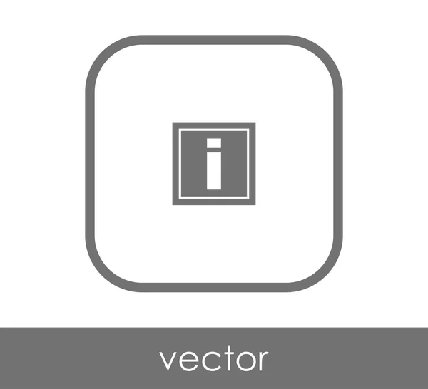 Informatiepictogram teken — Stockvector