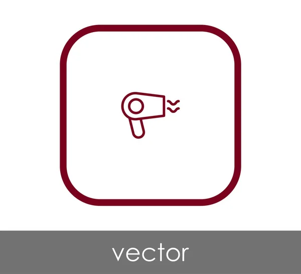 Secador de pelo icono — Vector de stock