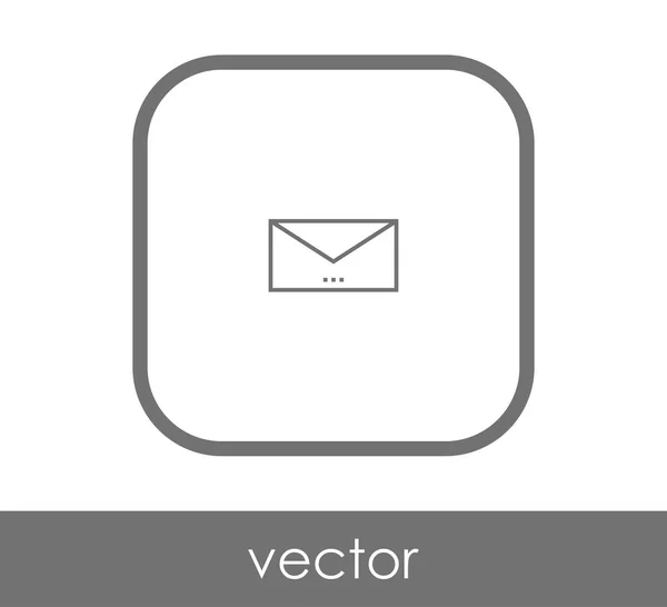 Ícone Envelope Para Web Design Aplicações — Vetor de Stock