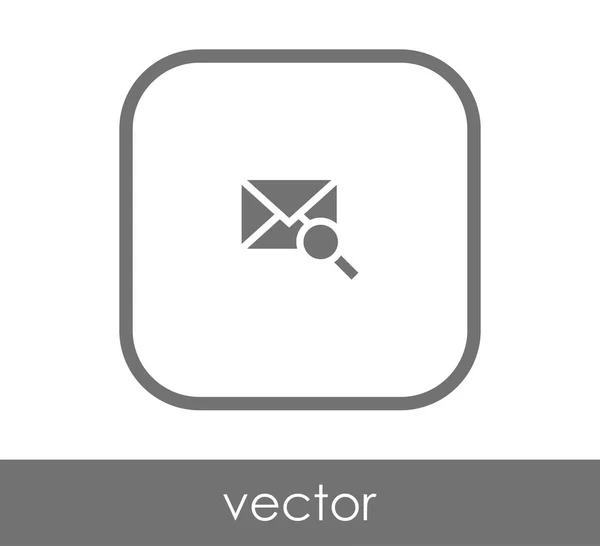 Ricerca icona email — Vettoriale Stock