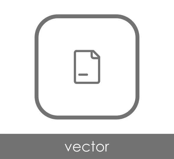 Documento web Ícone — Vetor de Stock