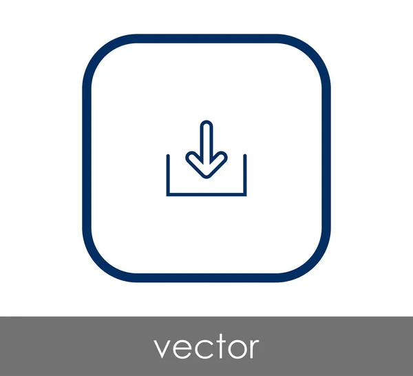 Pilen ikonen tecken — Stock vektor