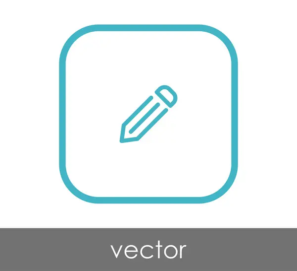 Diseño Ilustración Vectorial Editar Icono Concepto — Vector de stock