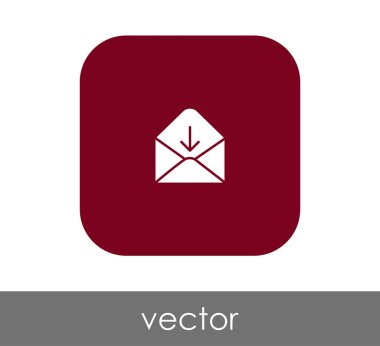 zarf simgesi, işaret, vektör çizim 