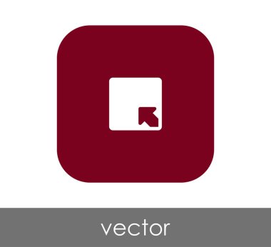 simgesini, genişletin işareti, vektör çizim 