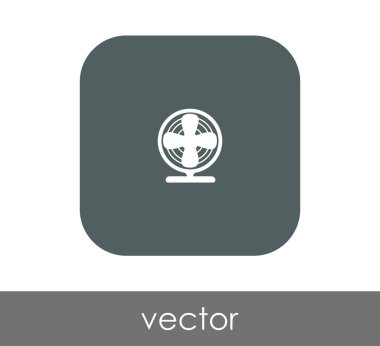 fan simge, sembol, vektör çizim 