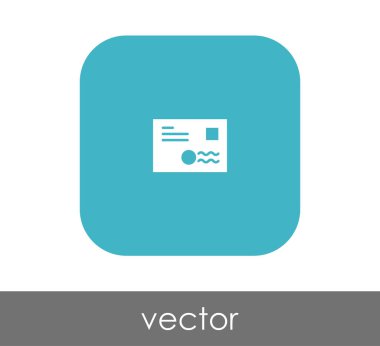 web tasarım ve uygulamalar için zarf simgesi