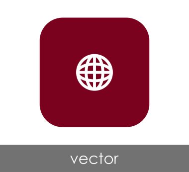 kare simge, vektör çizim