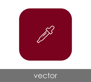 Bırakıcı simgesi vektör illüstrasyonu