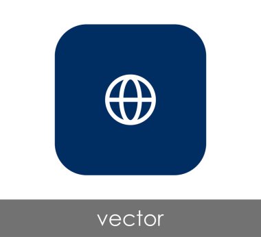 kare simge, vektör çizim