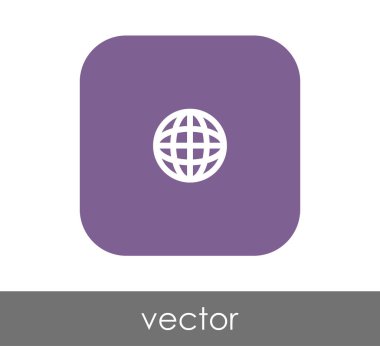 kare simge, vektör çizim